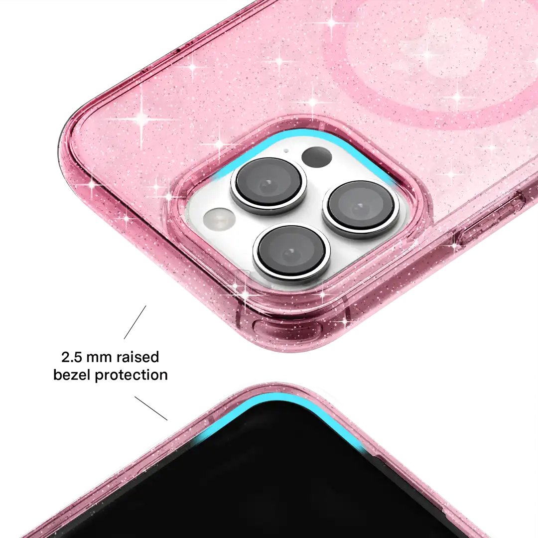 Pink Stardust Glitter iPhone Case