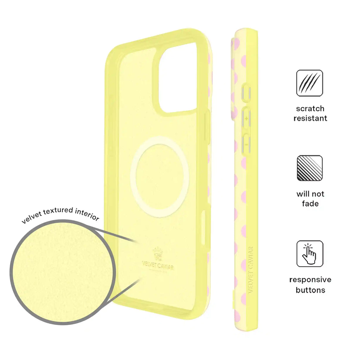 Buttercream Polka Dot iPhone Case