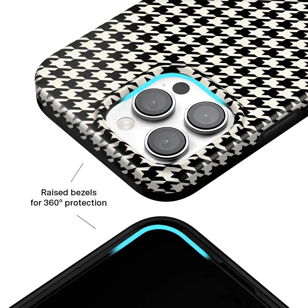 Houndstooth iPhone Case