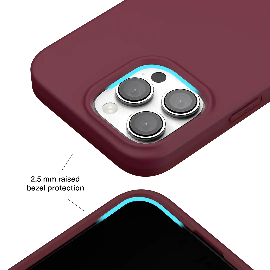 Burgundy 1990 iPhone Case
