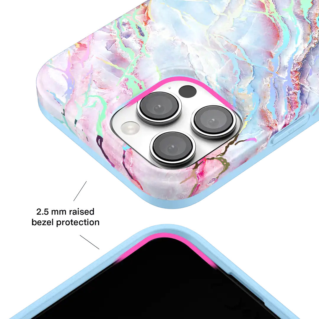 Holo Moonstone Marble iPhone Case