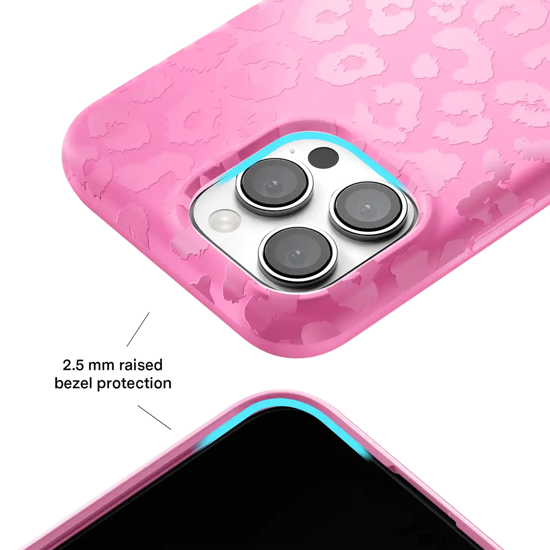 Hot Pink Leopard iPhone Case
