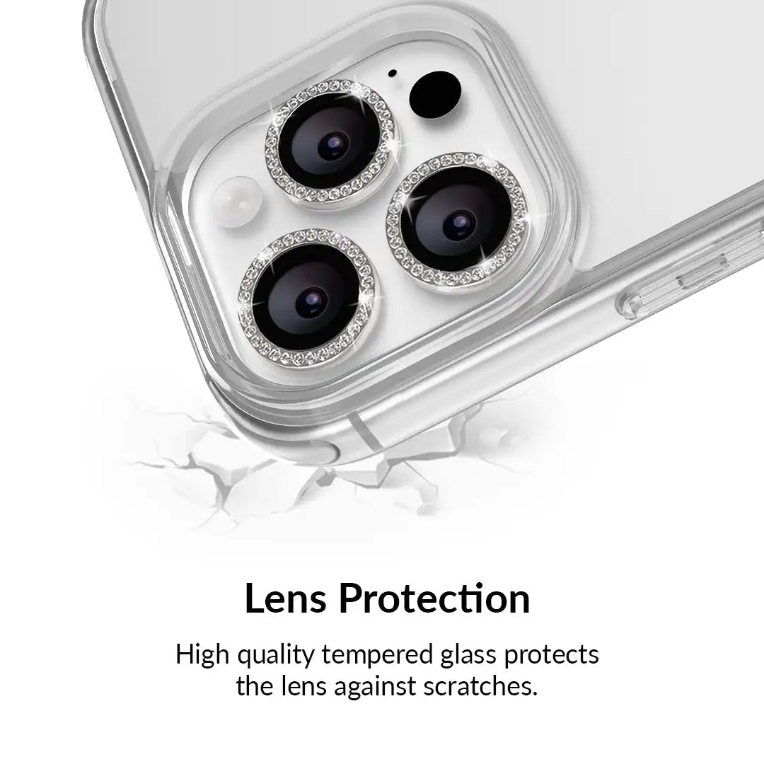 Crystal Glam Camera Lens Protector for iPhone