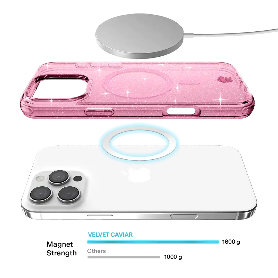 Pink Stardust Glitter iPhone Case