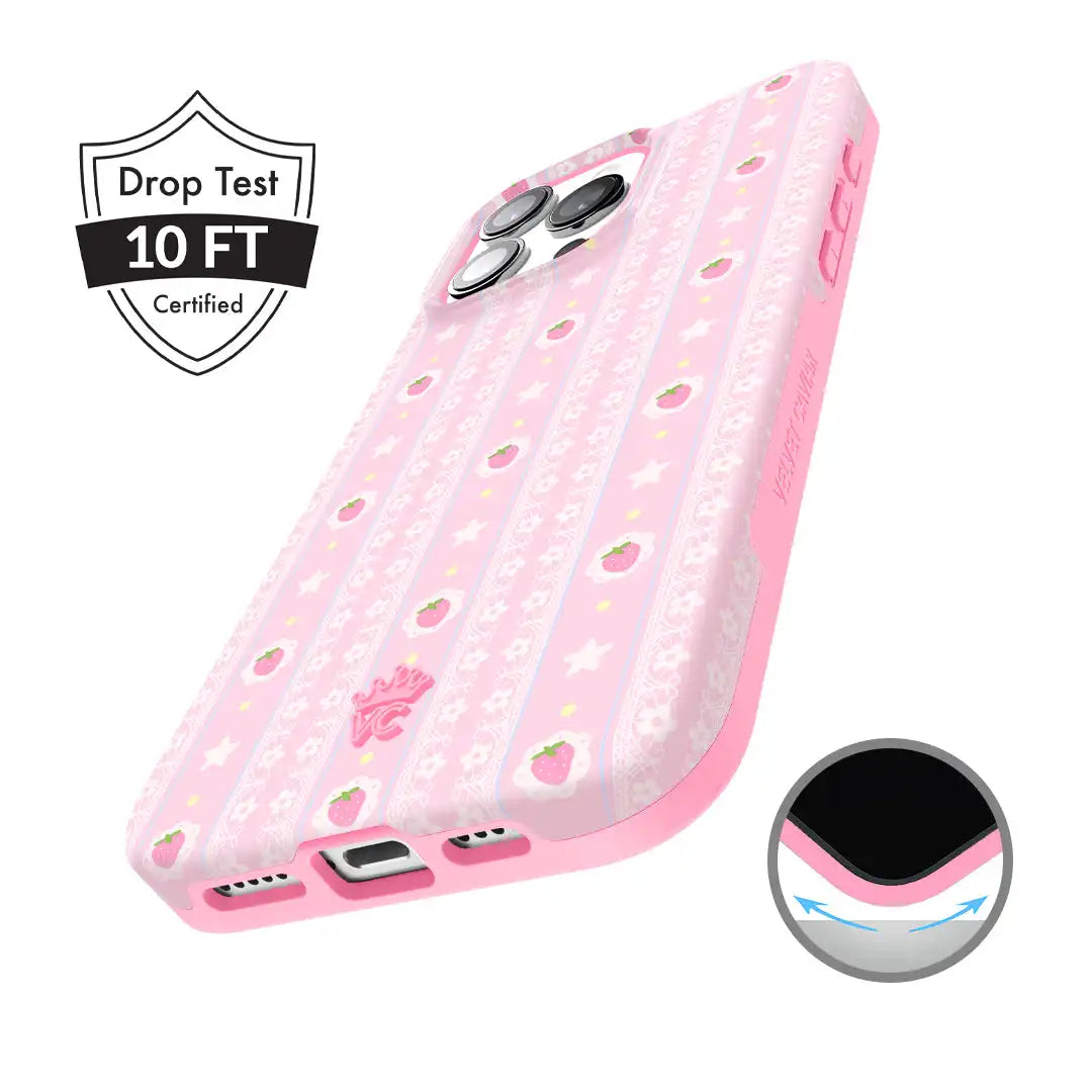 Strawberry Macaron iPhone Case