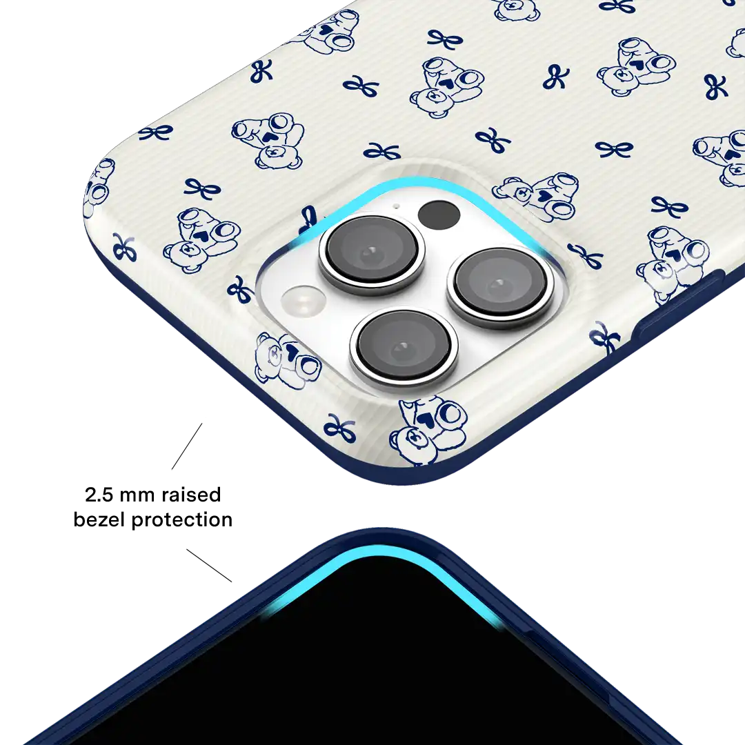 Preppy Teddy iPhone Case