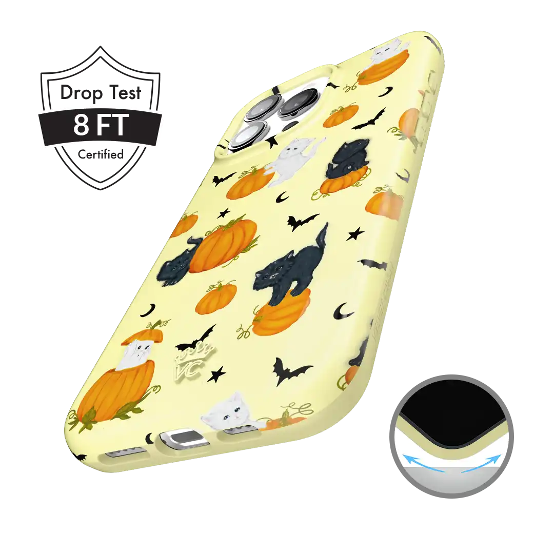 Purrfect Pumpkins iPhone Case