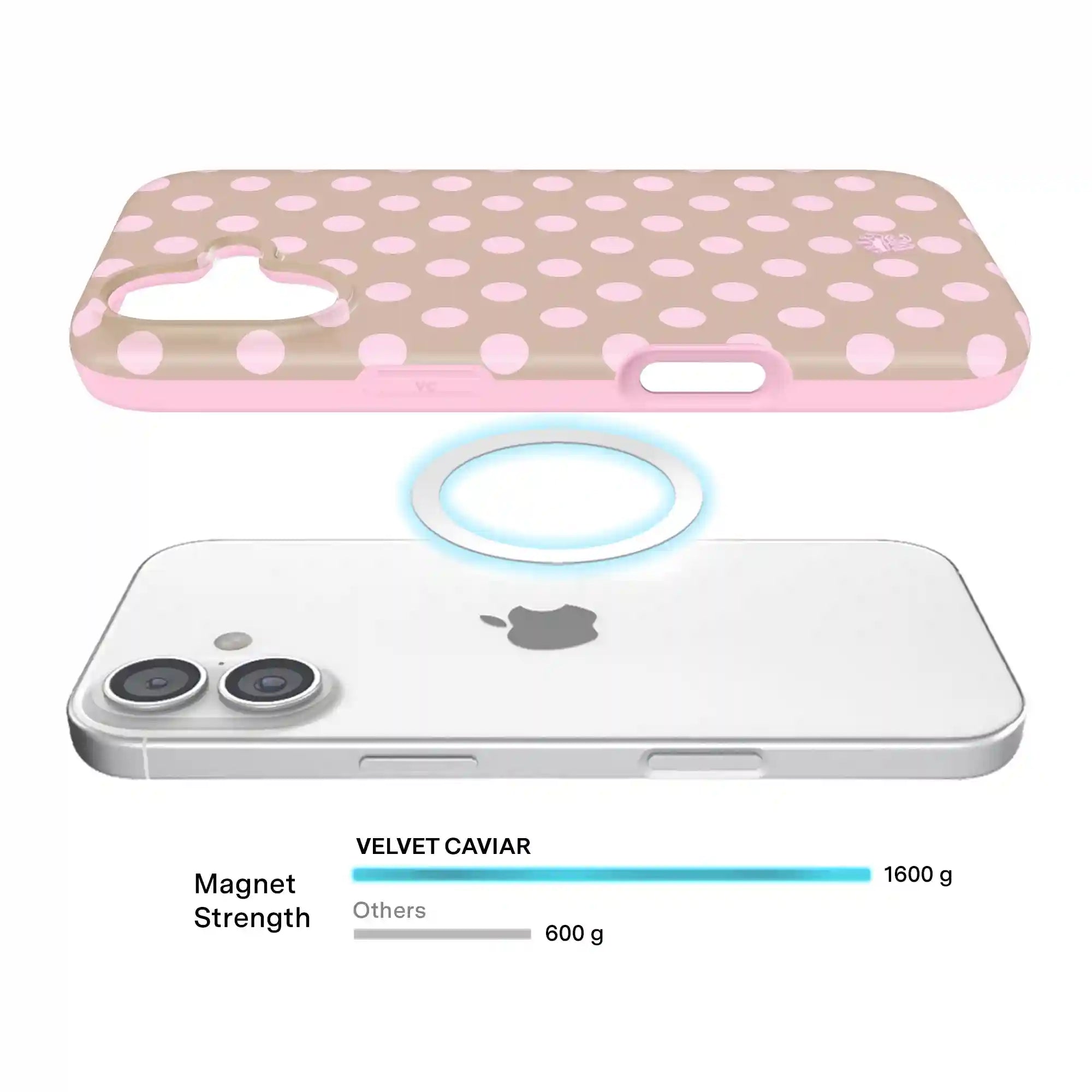 Brown Sugar Polka Dot iPhone Case