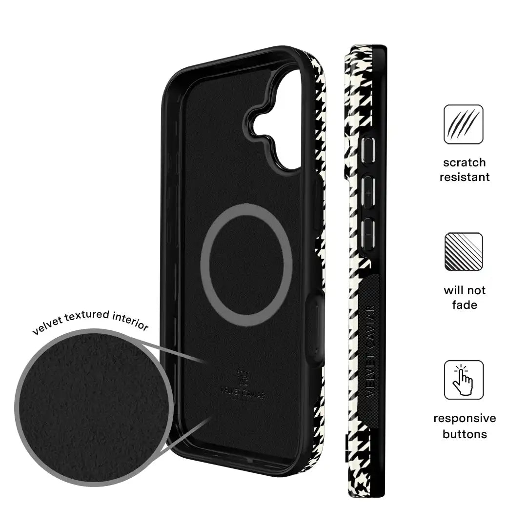 Houndstooth iPhone Case