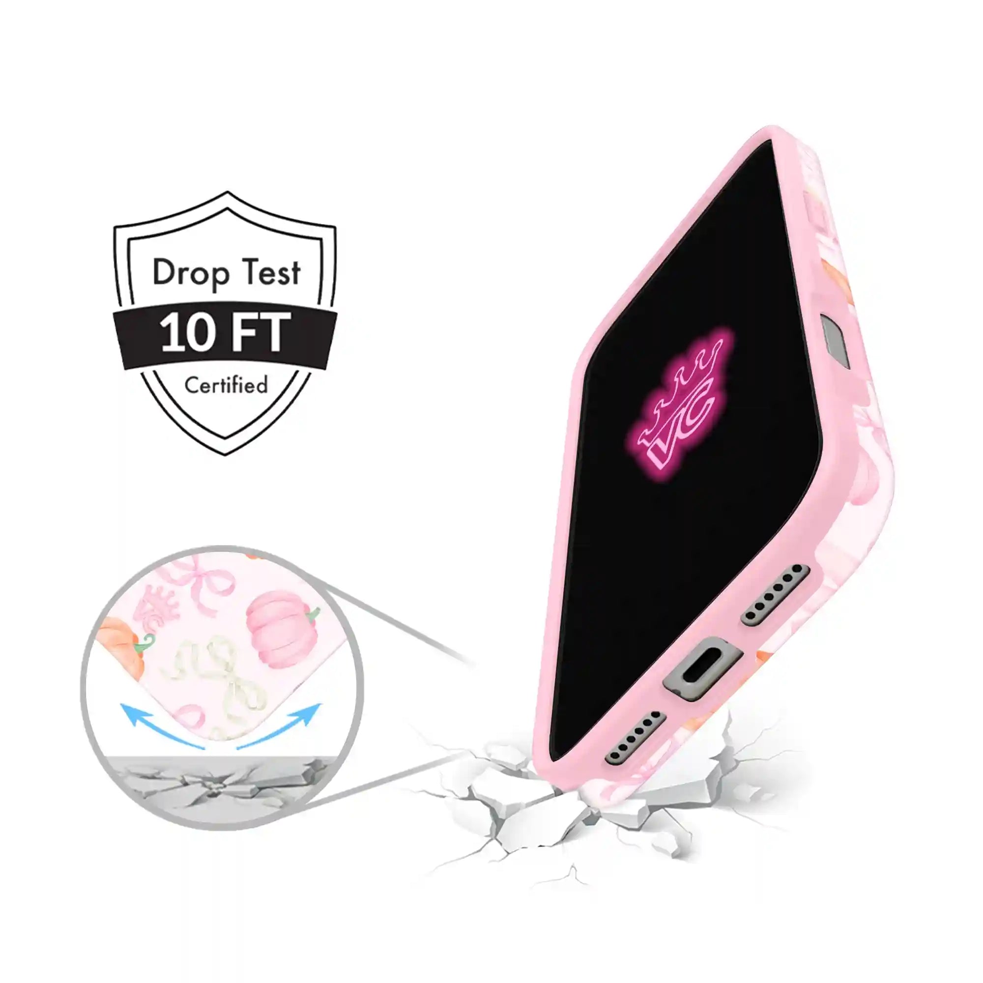 Pink Pumpkin Princess iPhone Case