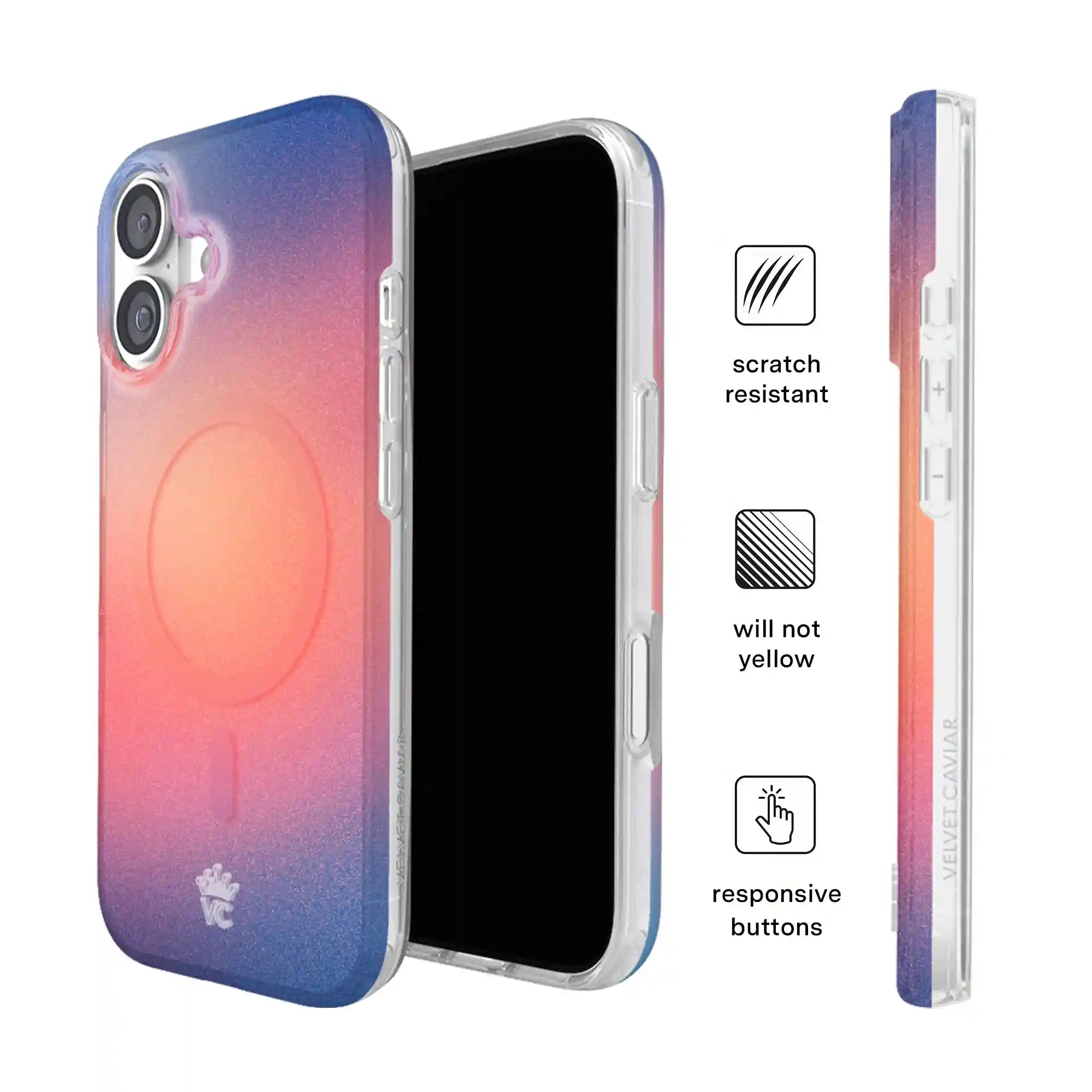 Sunset Glow Aura iPhone Case