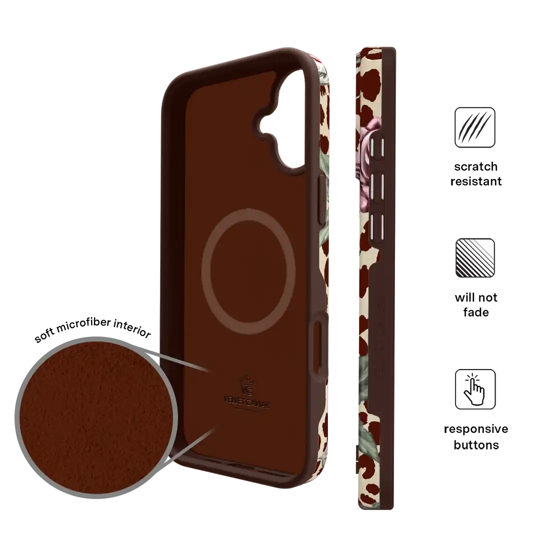 Rosy Leopard iPhone Case