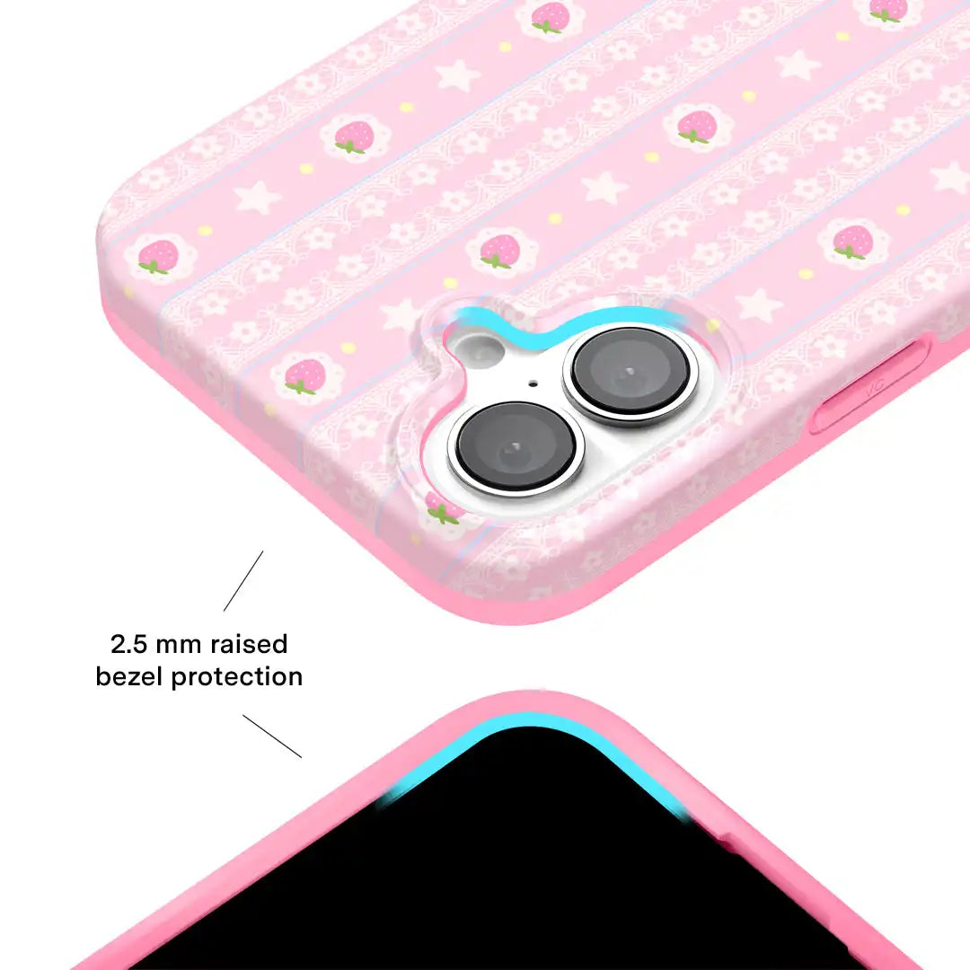 Strawberry Macaron iPhone Case