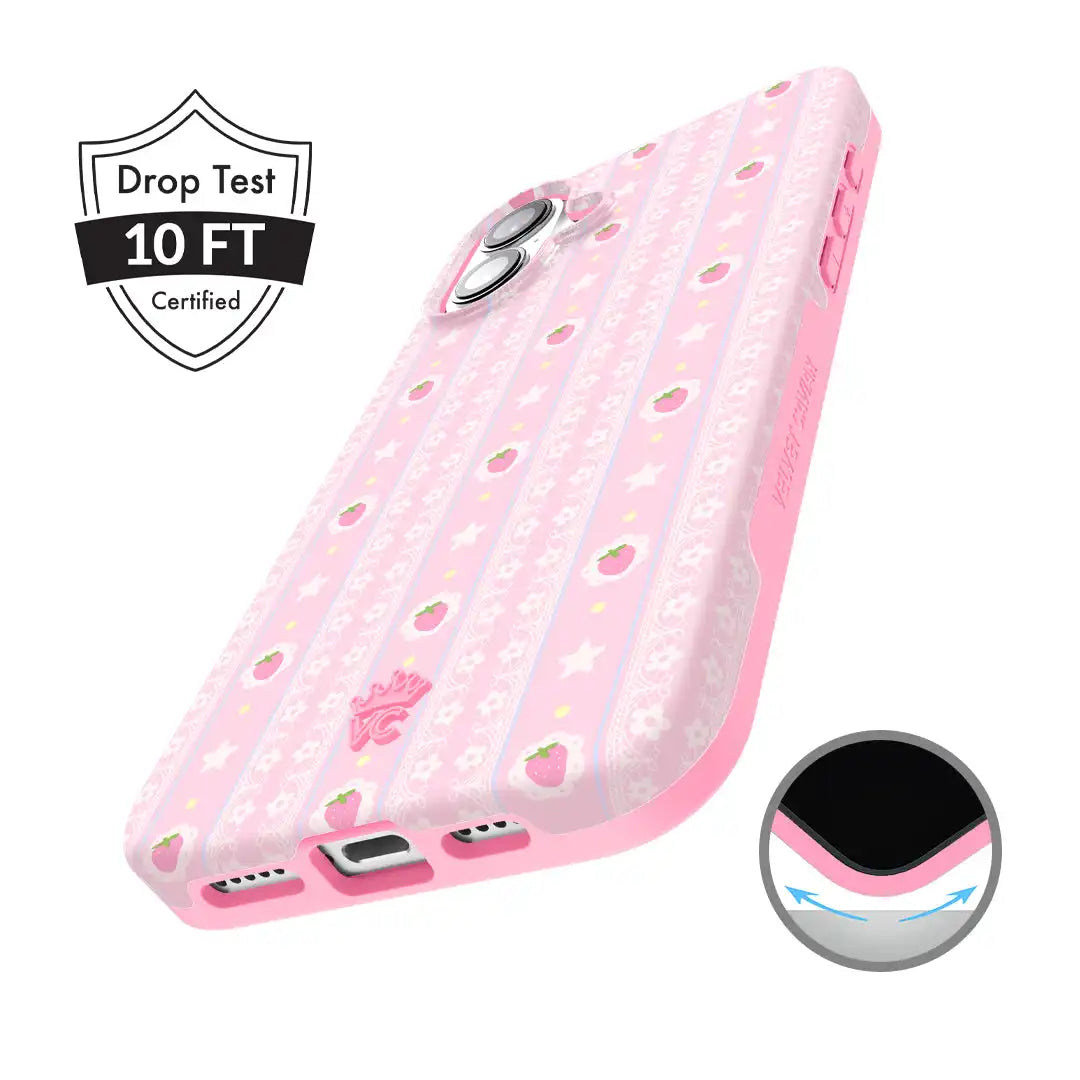 Strawberry Macaron iPhone Case