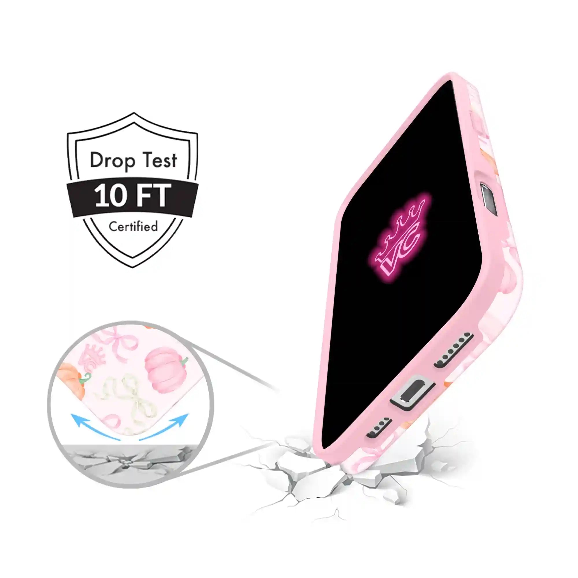 Pink Pumpkin Princess iPhone Case
