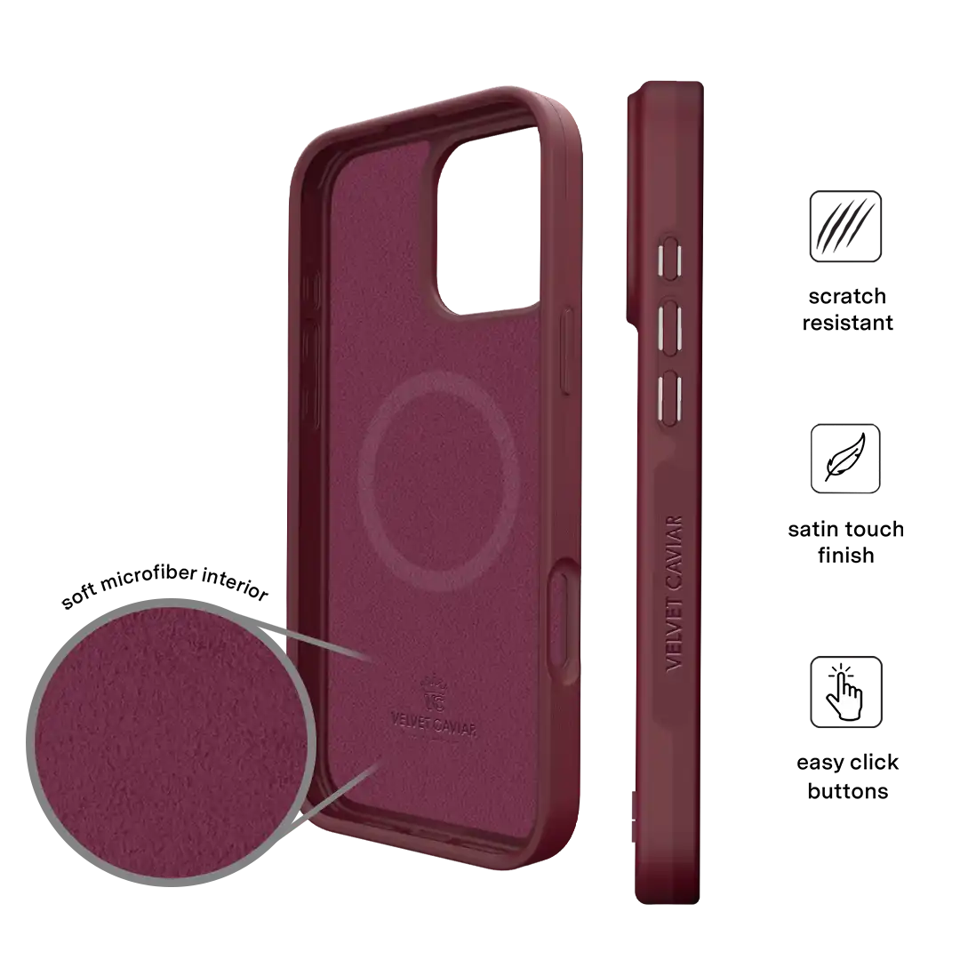 Burgundy 1990 iPhone Case
