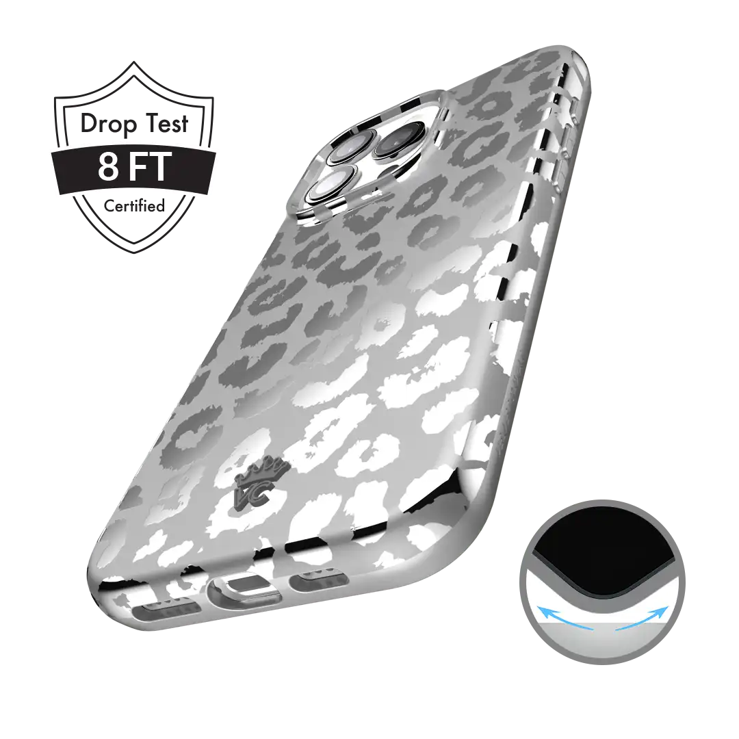 Chrome Leopard iPhone Case