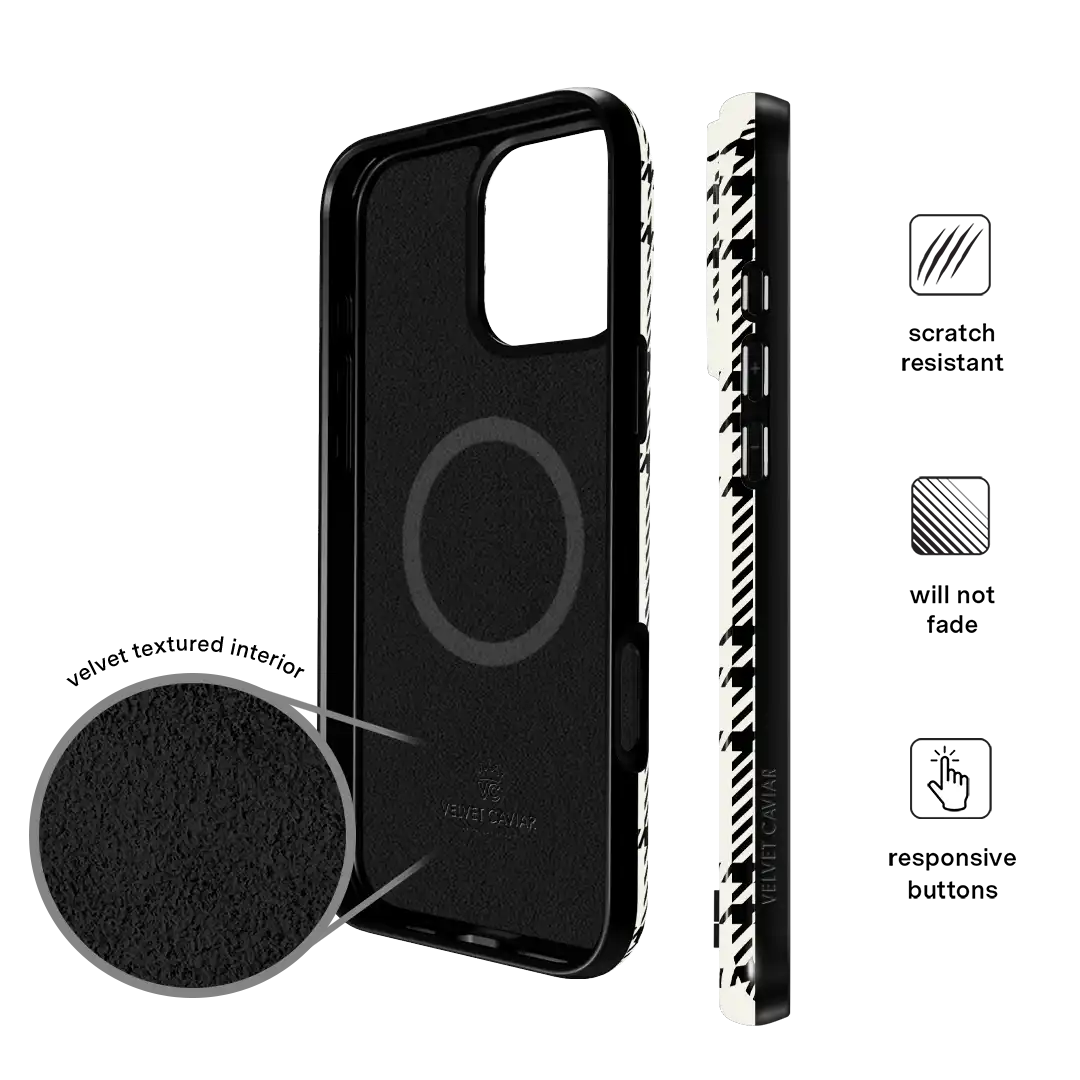 Houndstooth Sweater iPhone Case