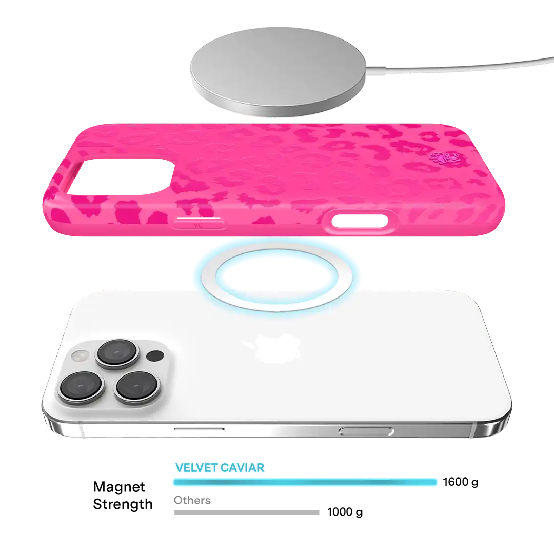 Even Hotter Pink Leopard iPhone Case