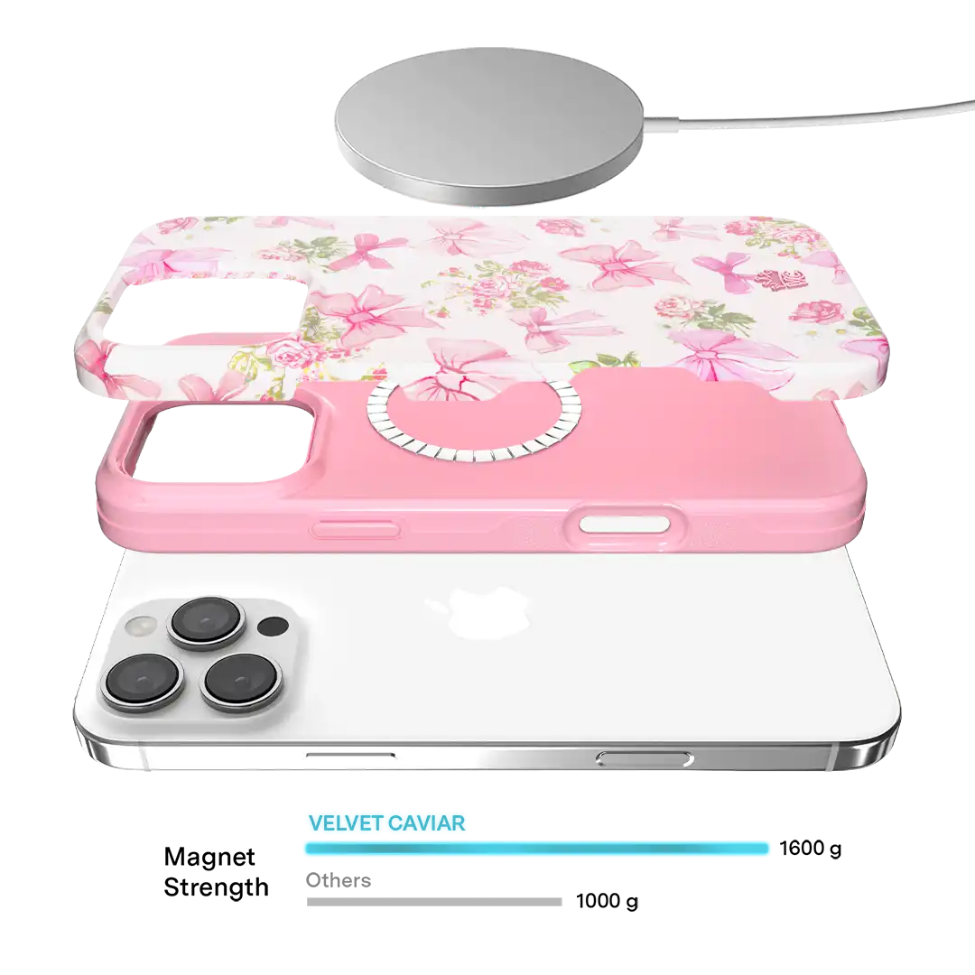 Posie Pink Bow iPhone Case