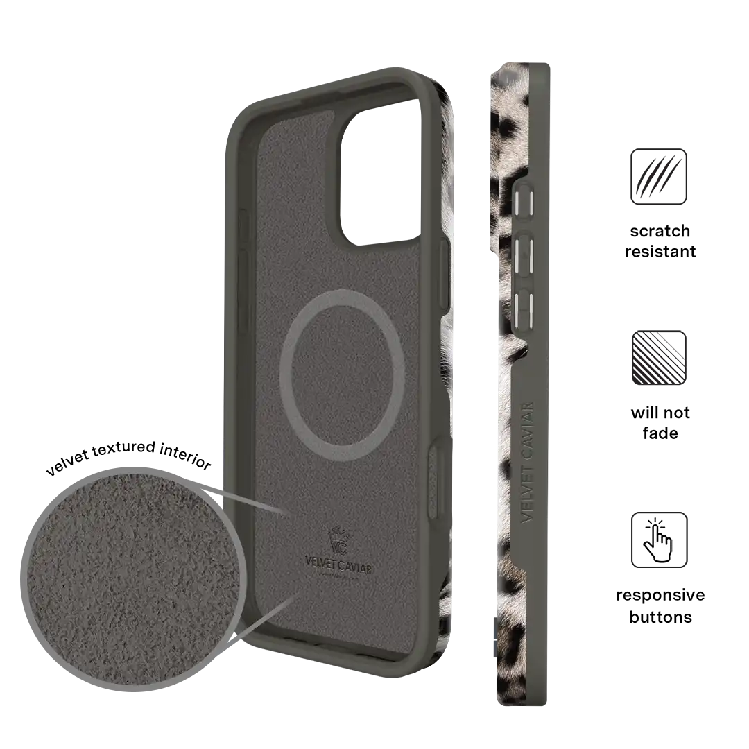 Arctic Leopard iPhone Case