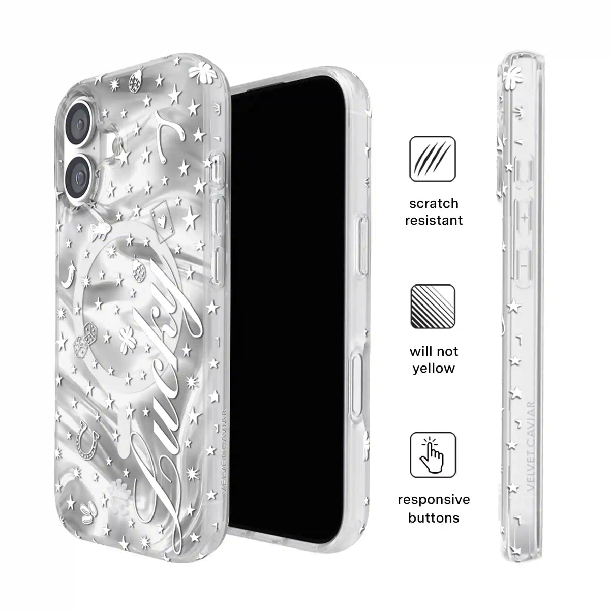 Lucky Girl Holo iPhone Case