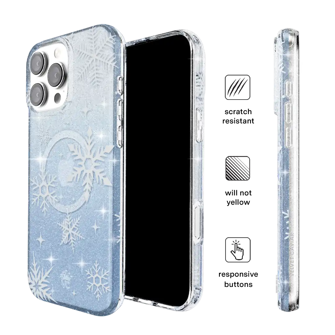 Snow Angel Glitter iPhone Case