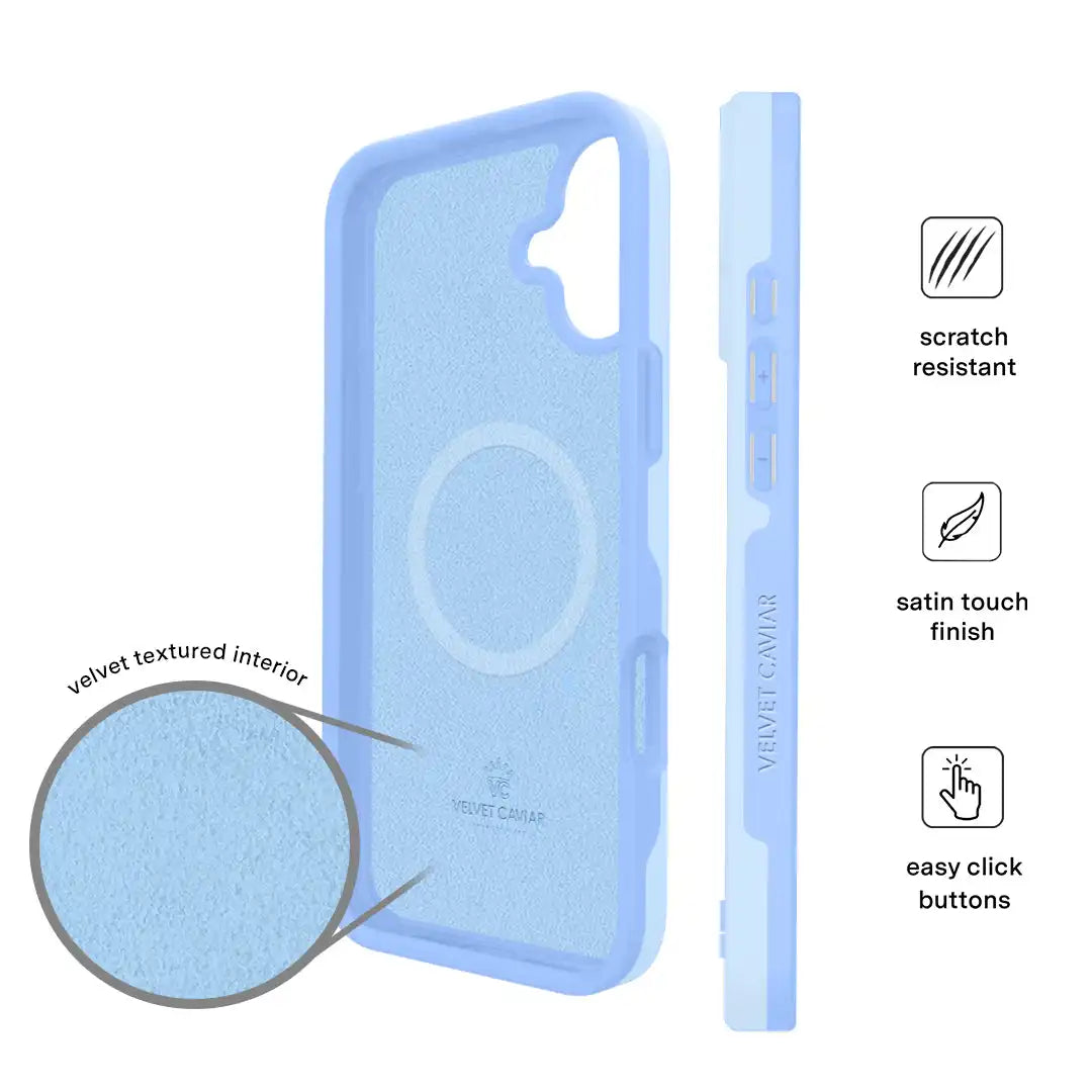 Cotton Candy Blue iPhone Case