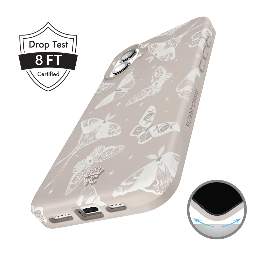 Moonlight Moths iPhone Case