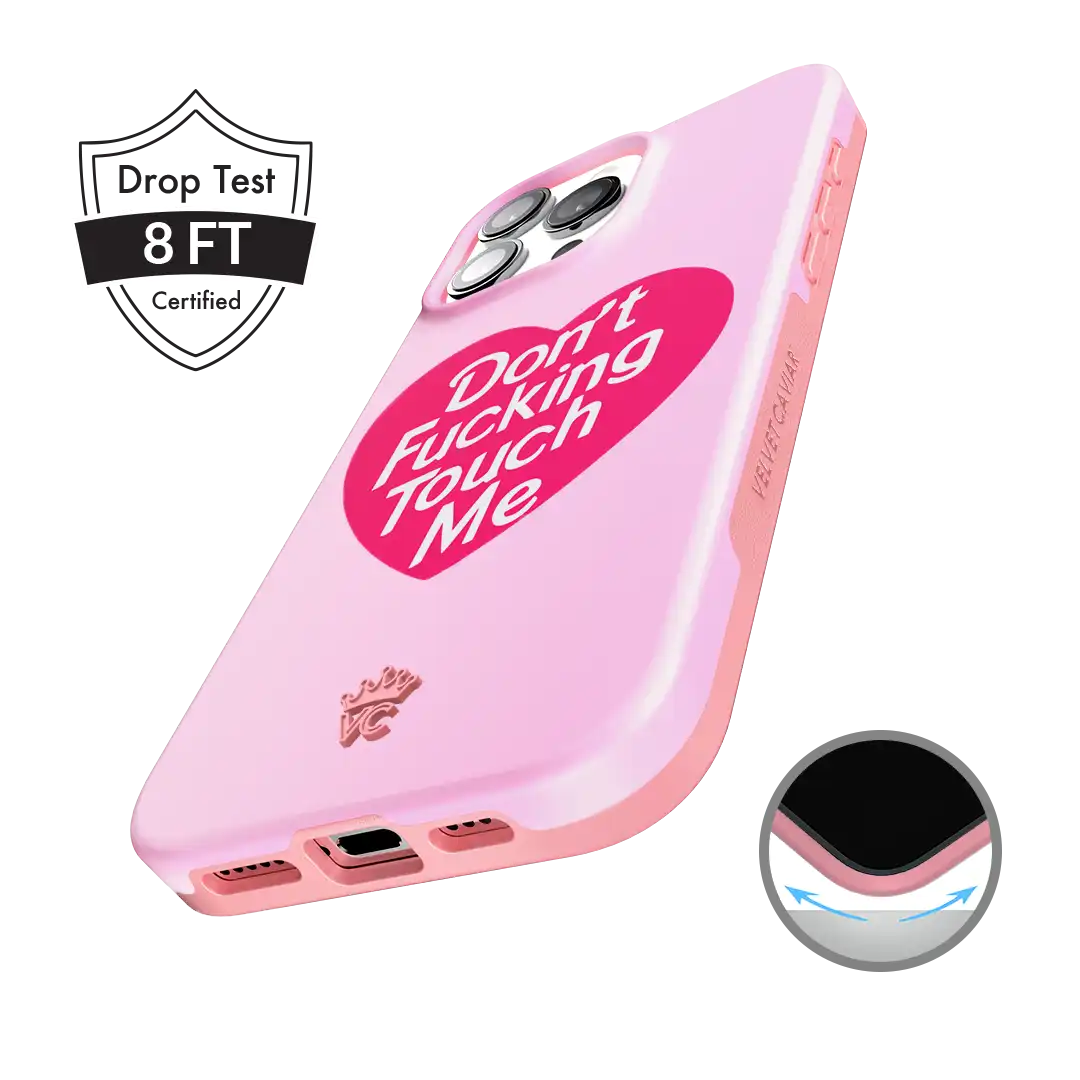 Don't F Touch Me iPhone Case