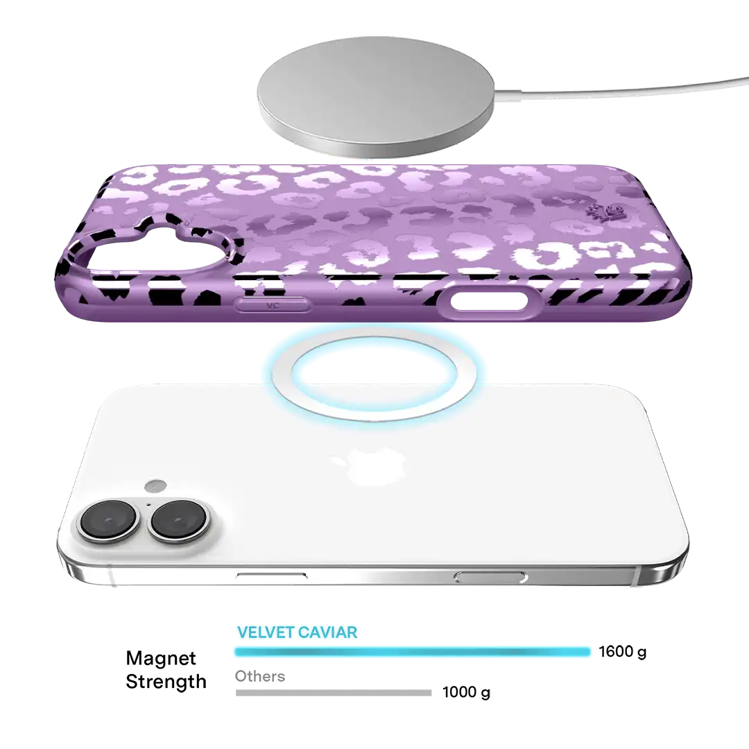 Amethyst Leopard iPhone Case