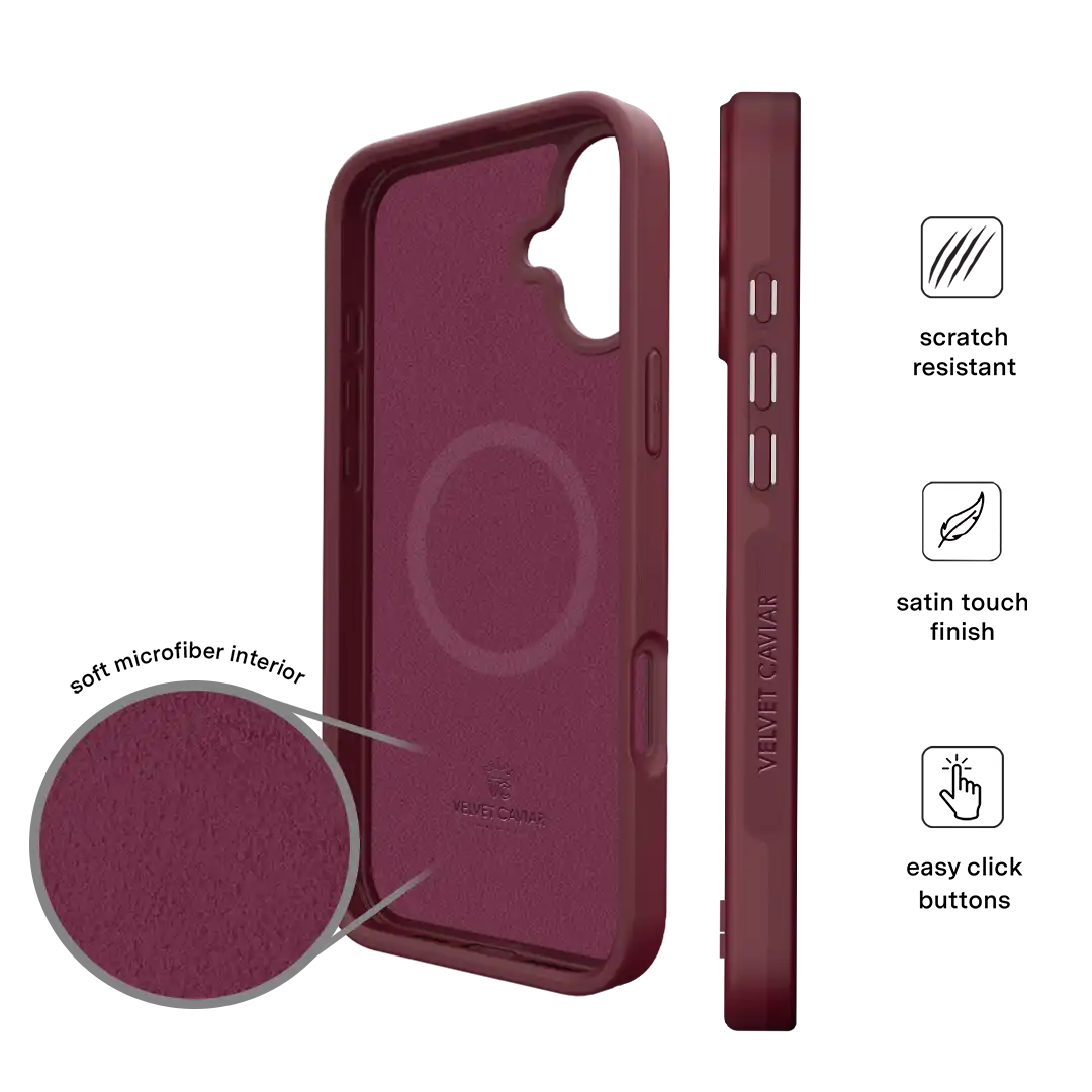 Burgundy 1990 iPhone Case