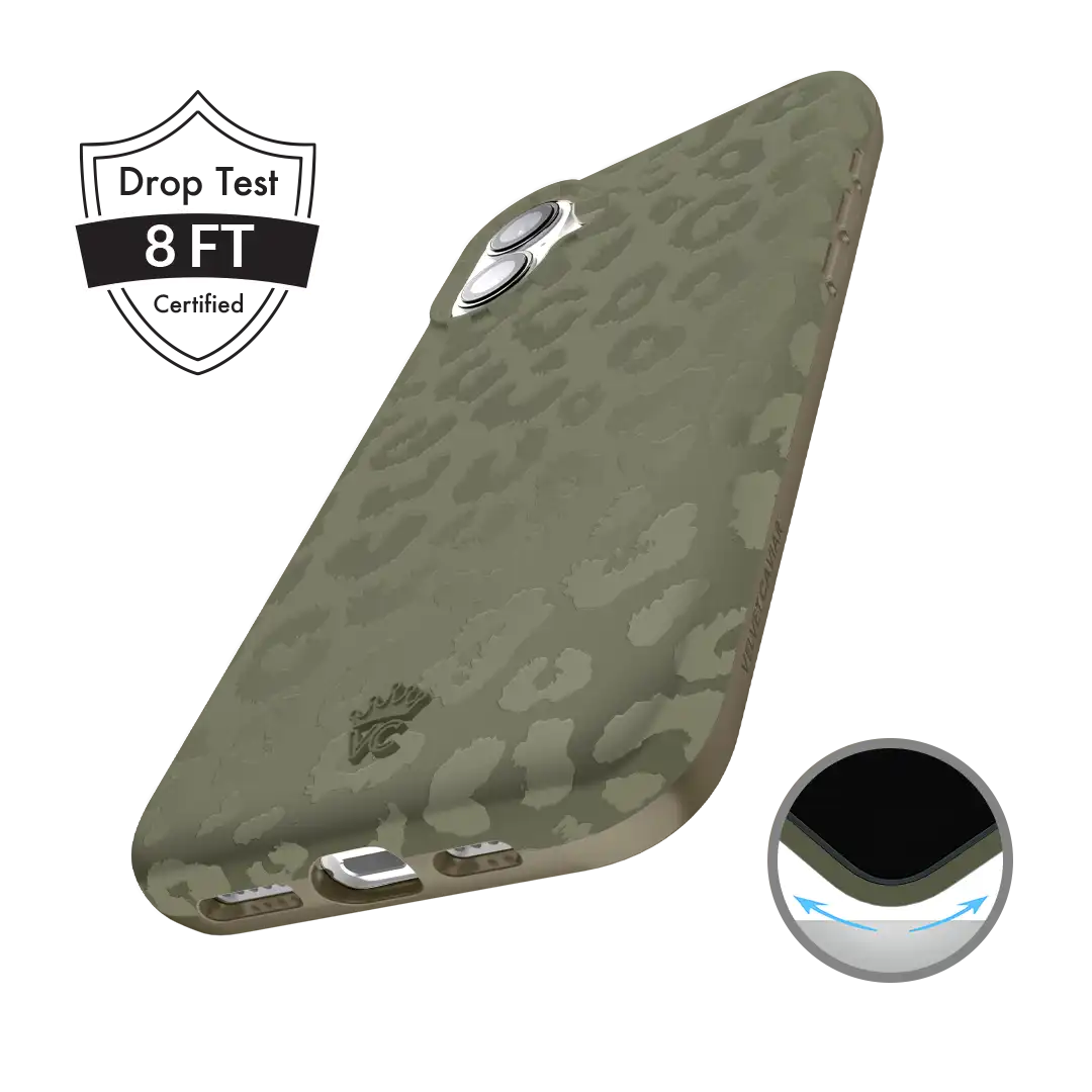 Olive Leopard iPhone Case