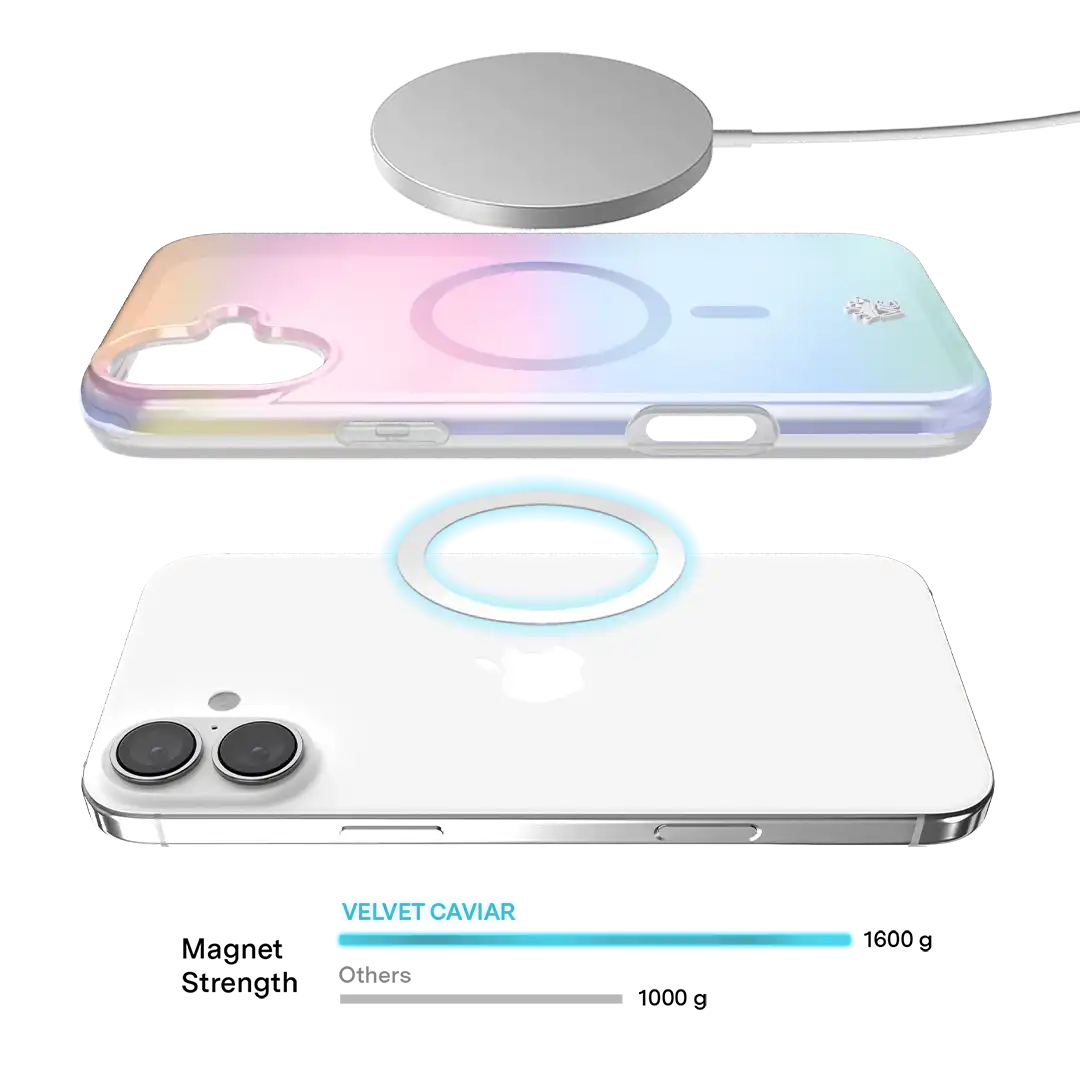 White Opal iPhone Case