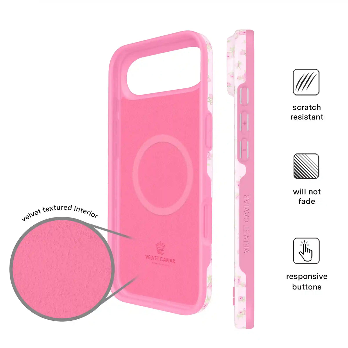Dainty Pink Floral iPhone Case