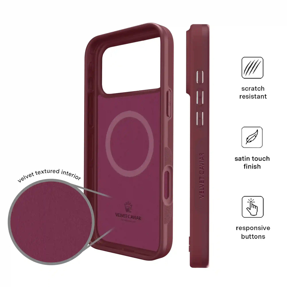 Burgundy 1990 iPhone Case