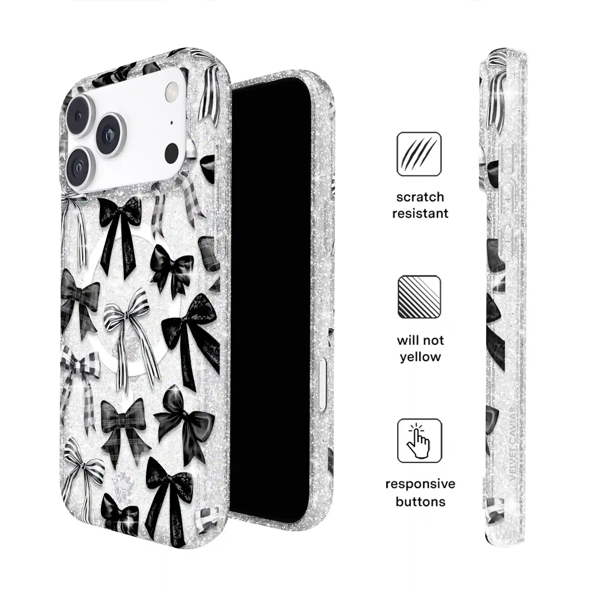 Gothic Bows iPhone Case