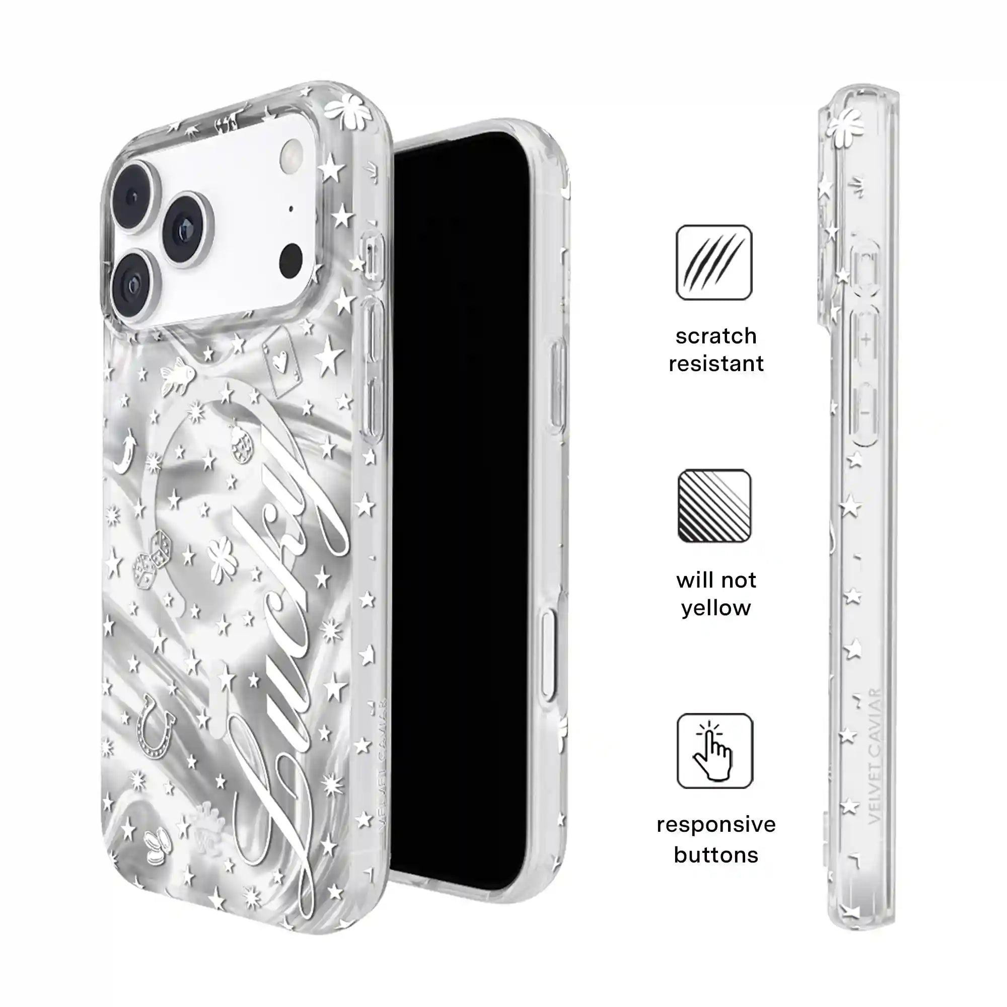 Lucky Girl Holo iPhone Case