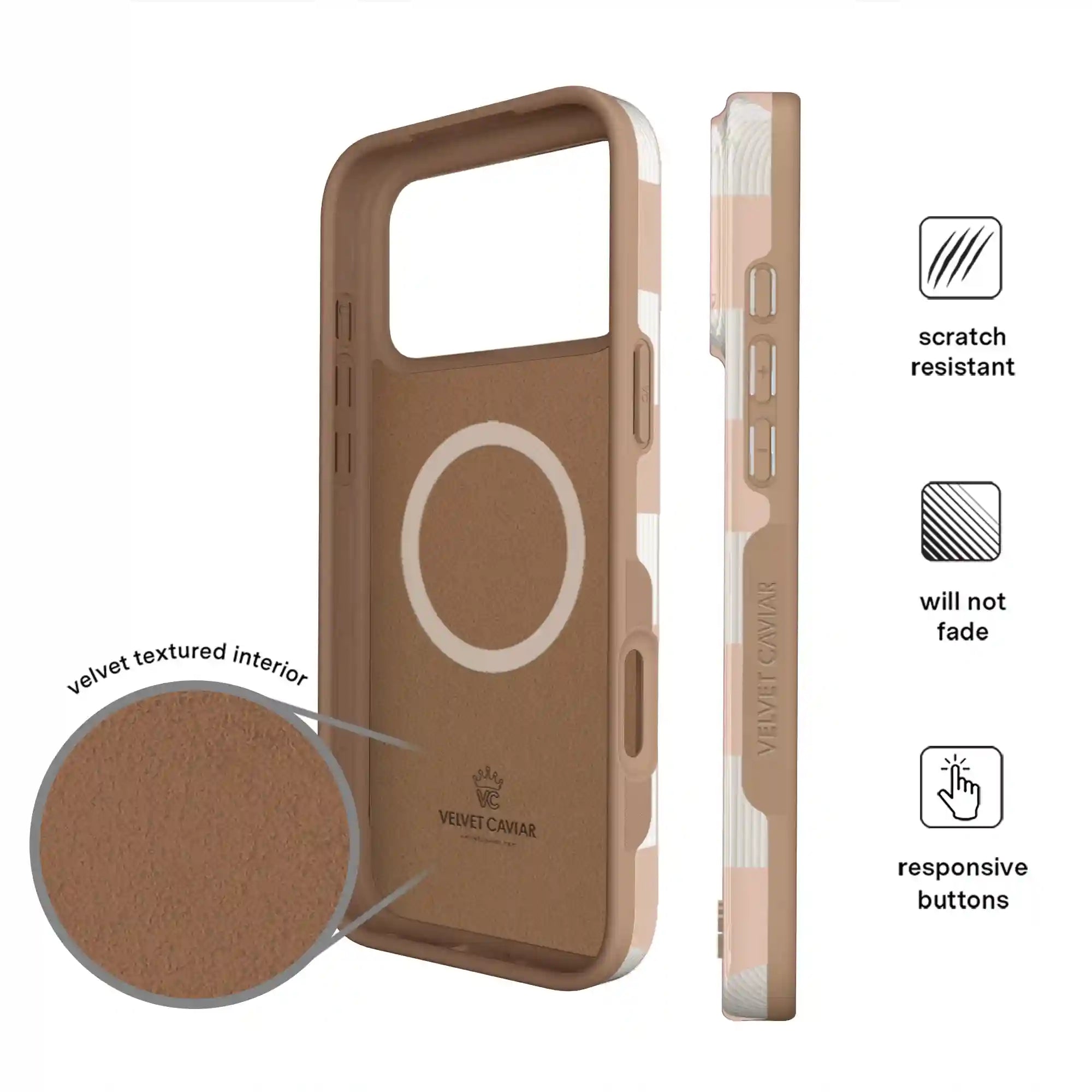 Nude Vibe Checker iPhone Case