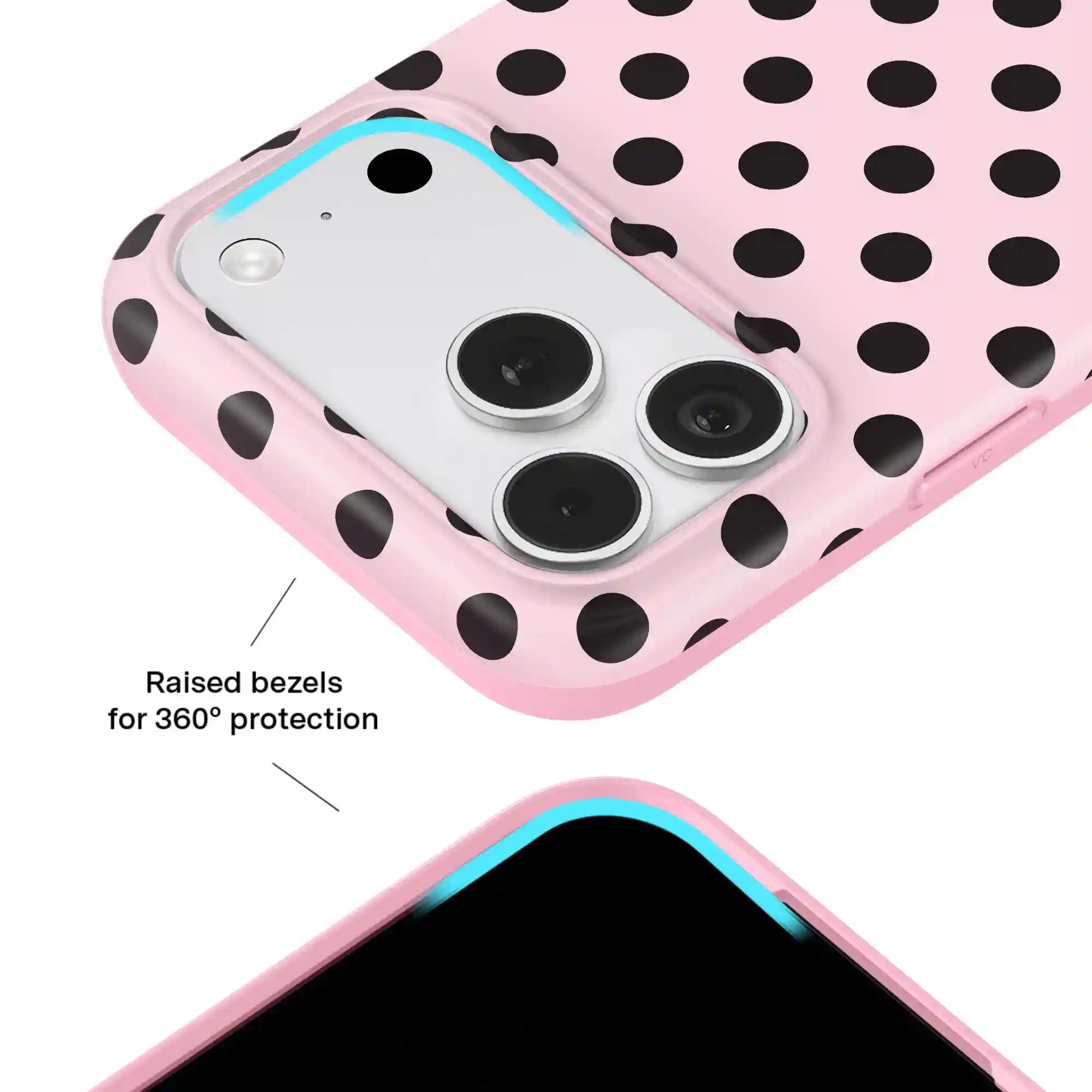 Princess Pink Polka Dot iPhone Case