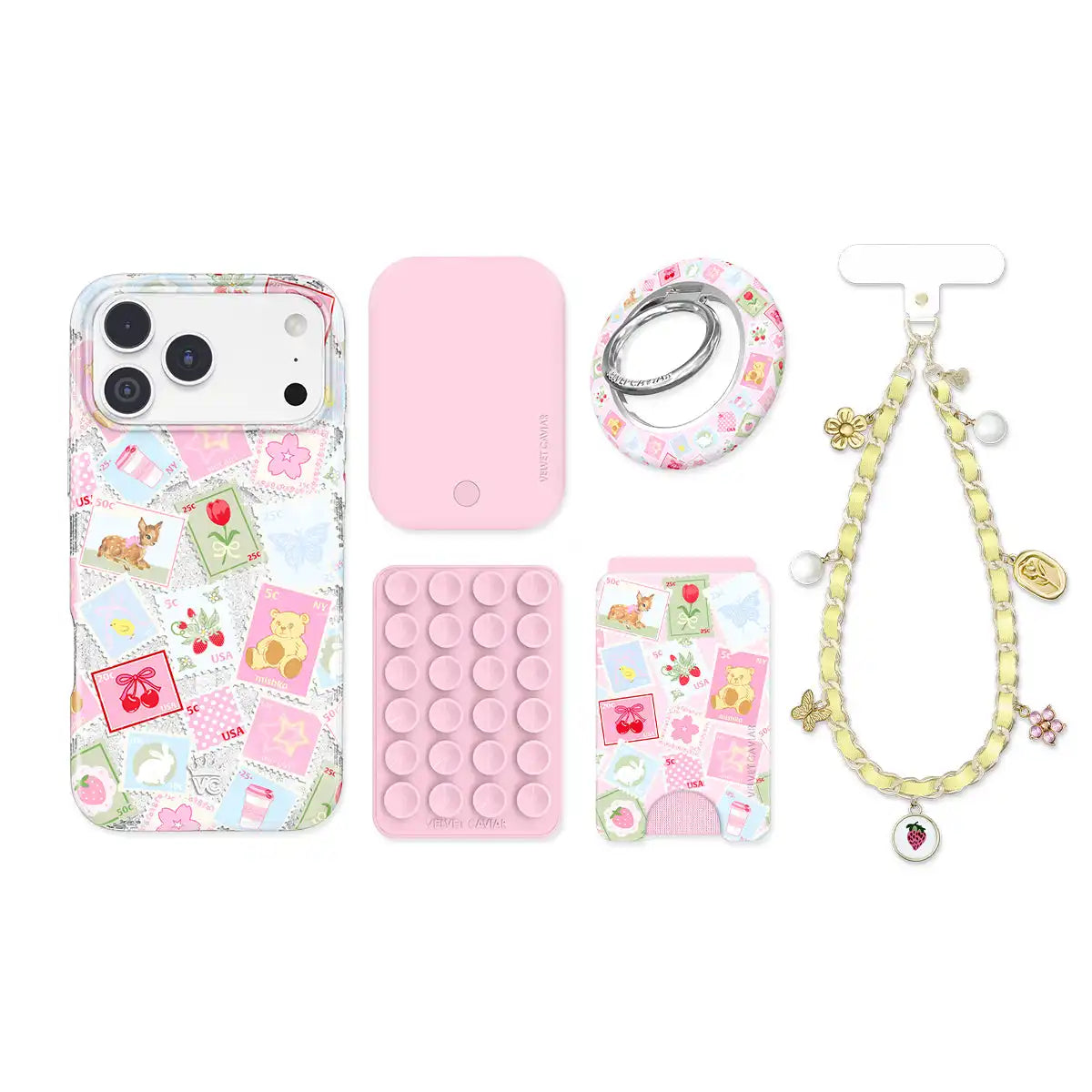 Spring Whimsy Stamps Glitter iPhone Bundle Set