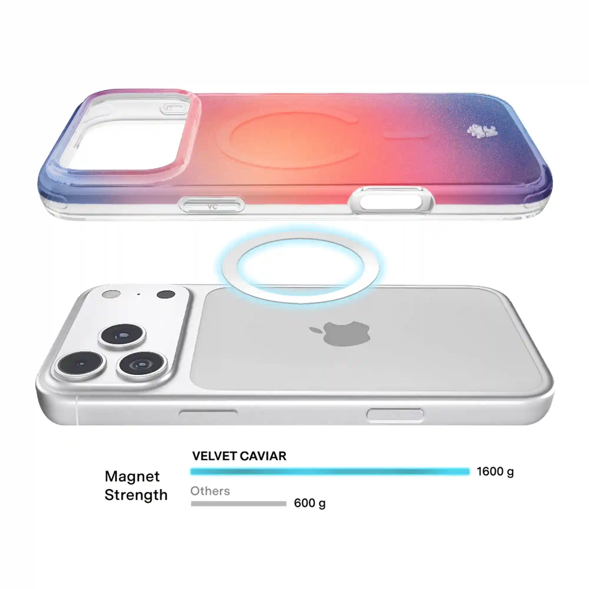 Sunset Glow Aura iPhone Case