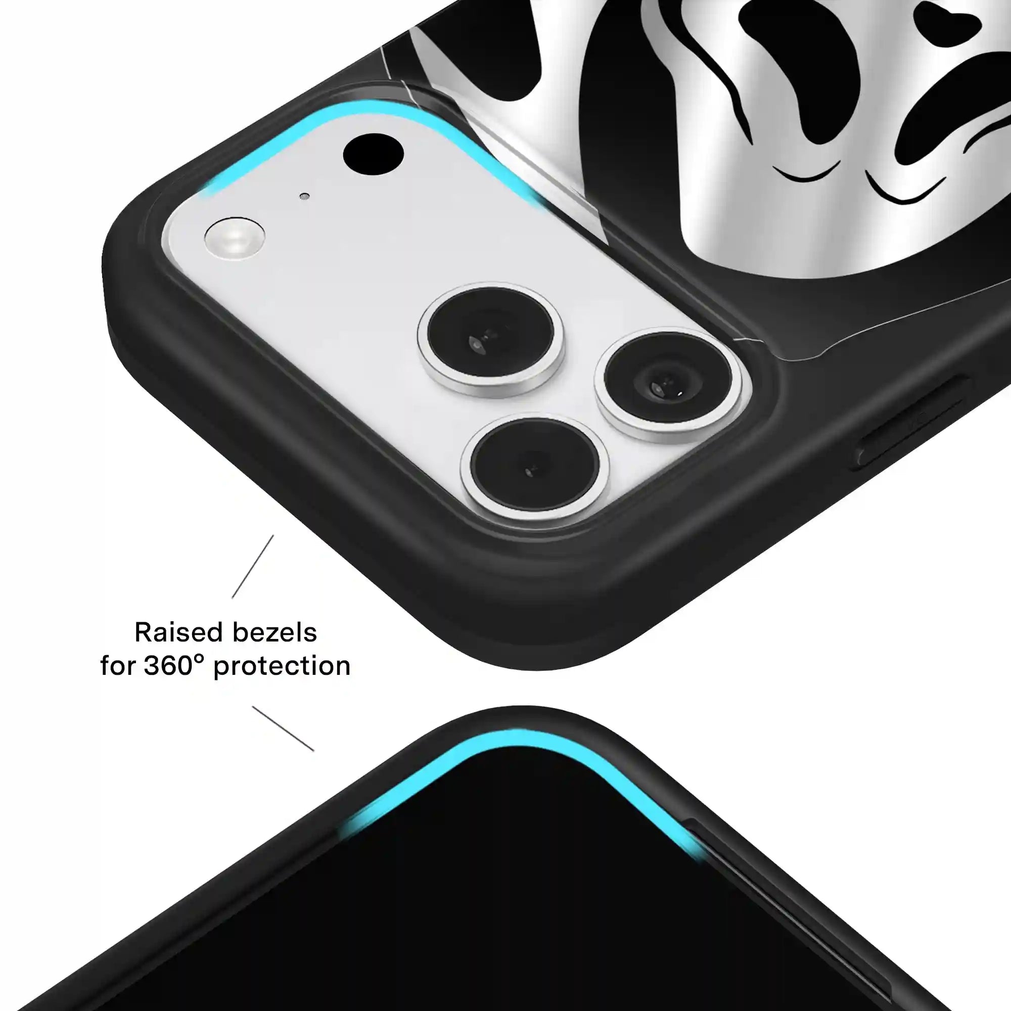Ghost Face Killer Chrome iPhone Case