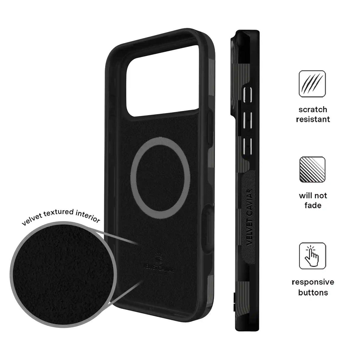 Noir Vibe Checkered iPhone Case