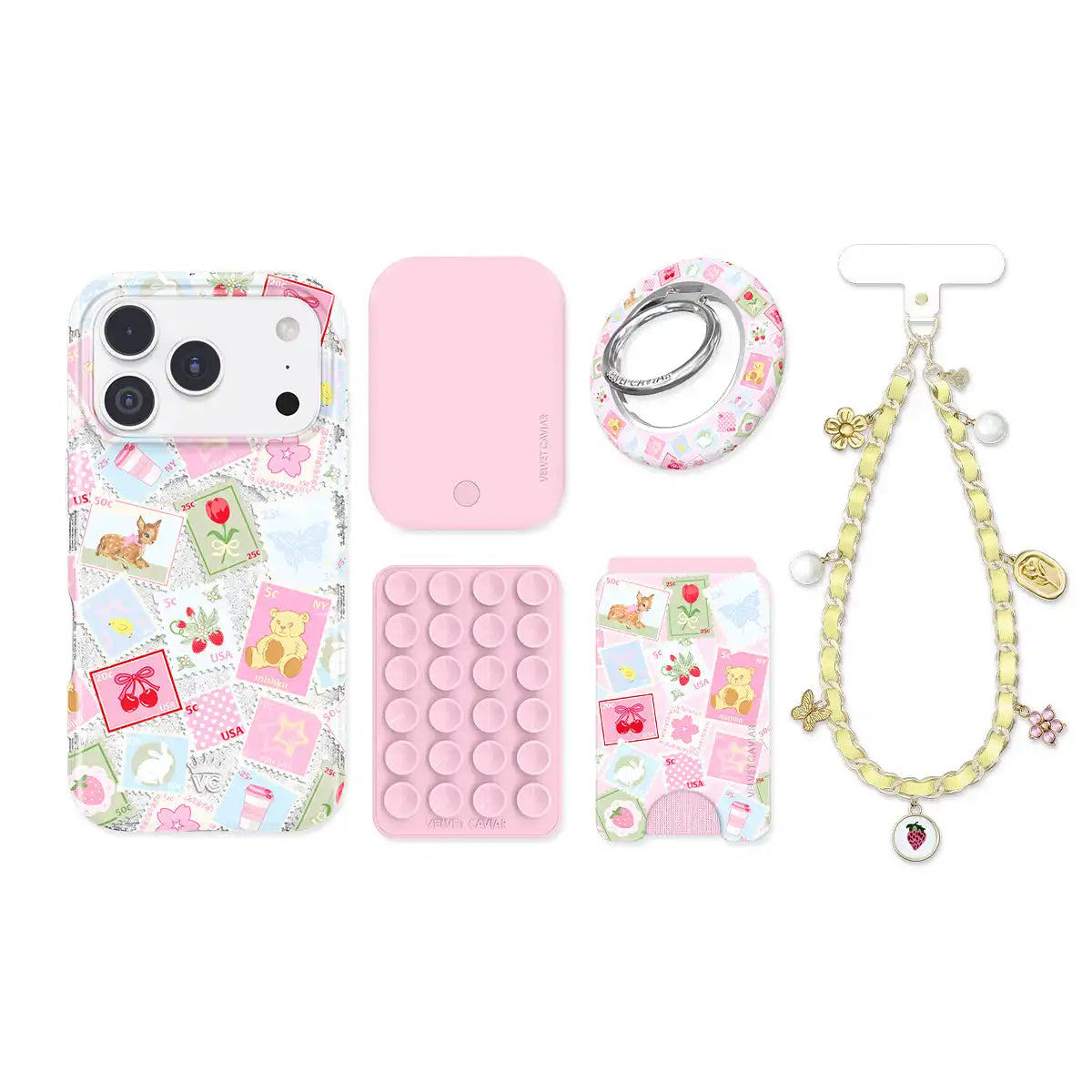 Spring Whimsy Stamps Glitter iPhone Bundle Set
