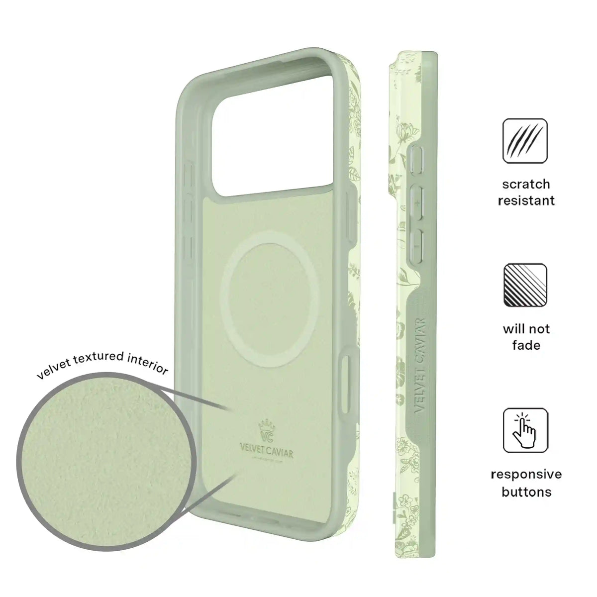 Storybook Sage Floral iPhone Case