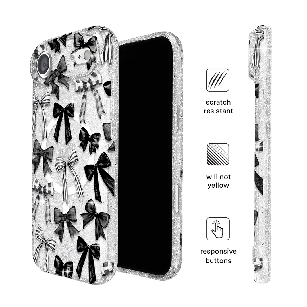 Gothic Bows iPhone Case