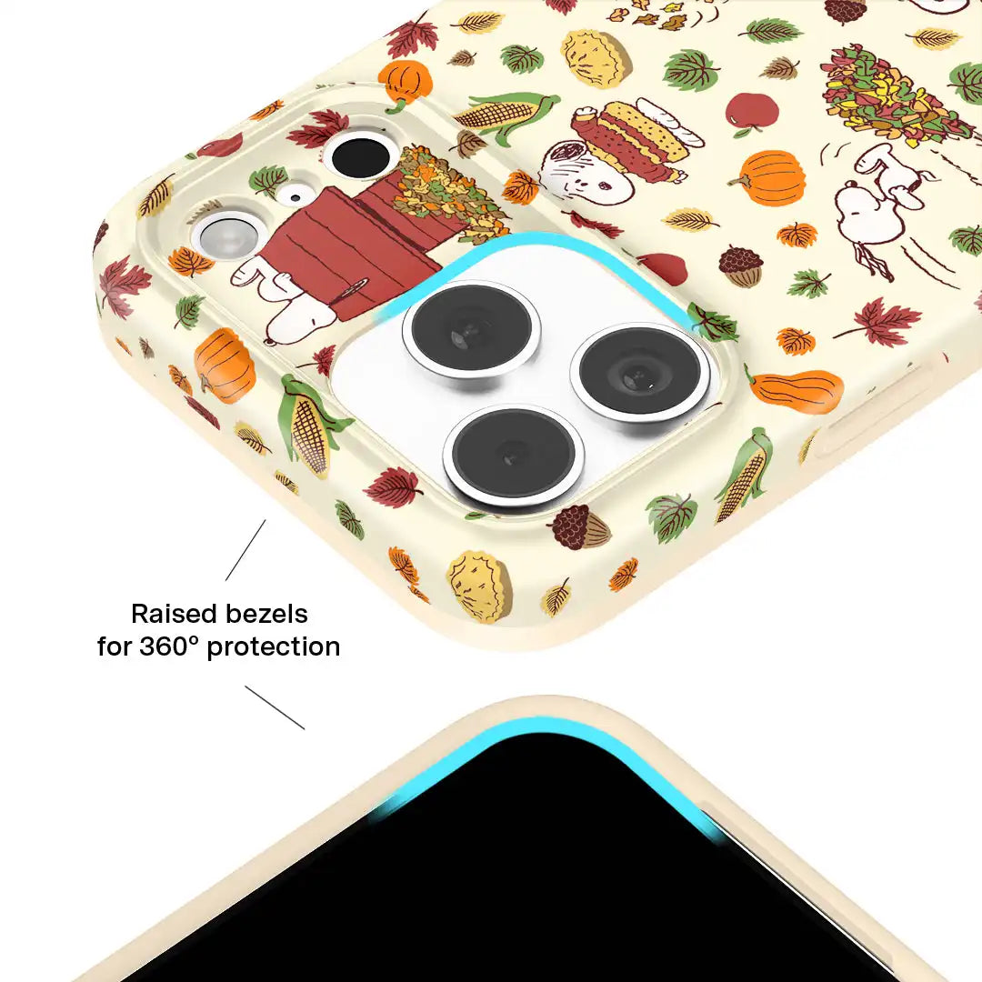 Snoopy Autumn Leaves iPhone Case