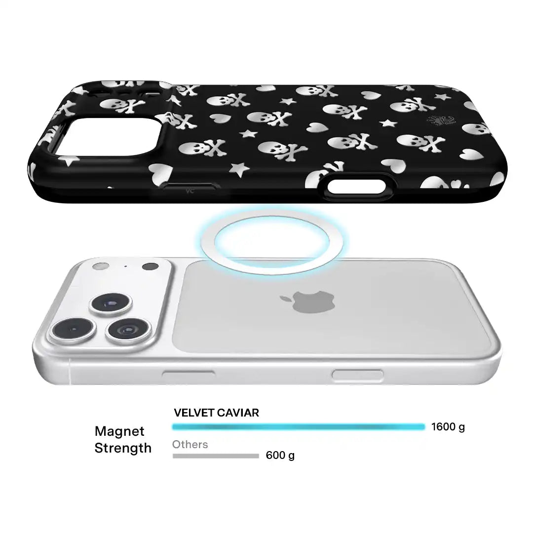 Chrome Skulls iPhone Case