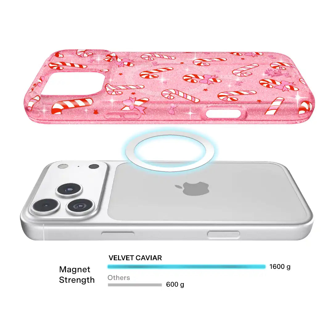Pink Peppermint Princess iPhone Case